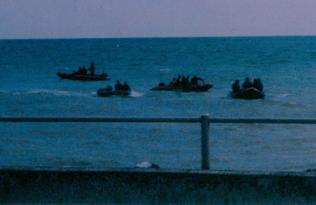 Boat Working on the Site